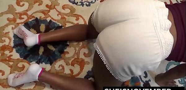  Attractive Young Ebony Blonde Msnovember With Big Tits & Ass Felt Up By Cheating White Man Hd Sheisnovember